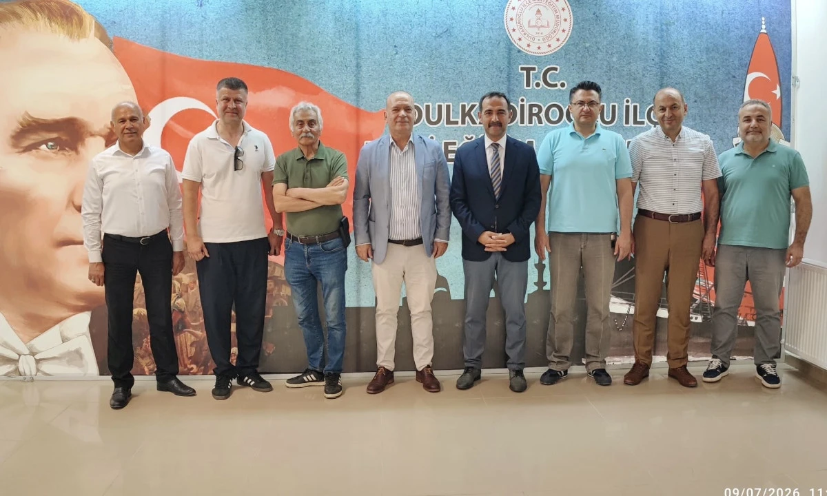 Dulkadiroğlu İl&ccedil;e Milli Eğitim M&uuml;d&uuml;r&uuml; Ahmet Akk&uuml;nc&uuml;&rsquo;ye Hayırlı Olsun Ziyaretleri S&uuml;r&uuml;yor