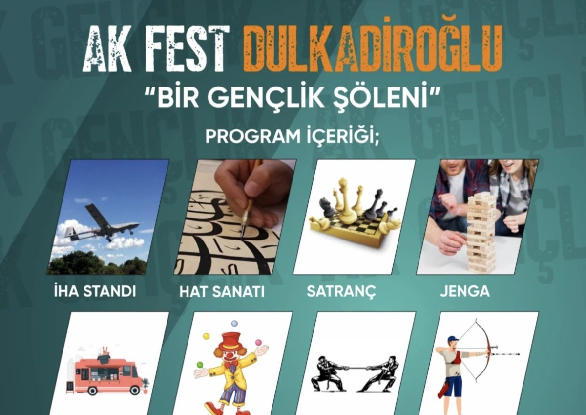 Dulkadiroğlu’nda Deprem Sonrası Moral Festivali: “AK Fest Gençlik Şöleni”ne Davet!