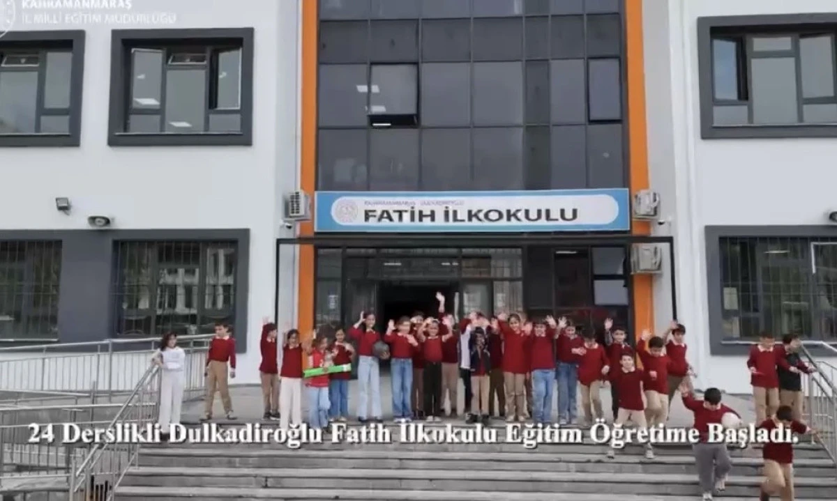 Dulkadiroğlu&rsquo;nda Fatih İlkokulu yeni binasına kavuştu