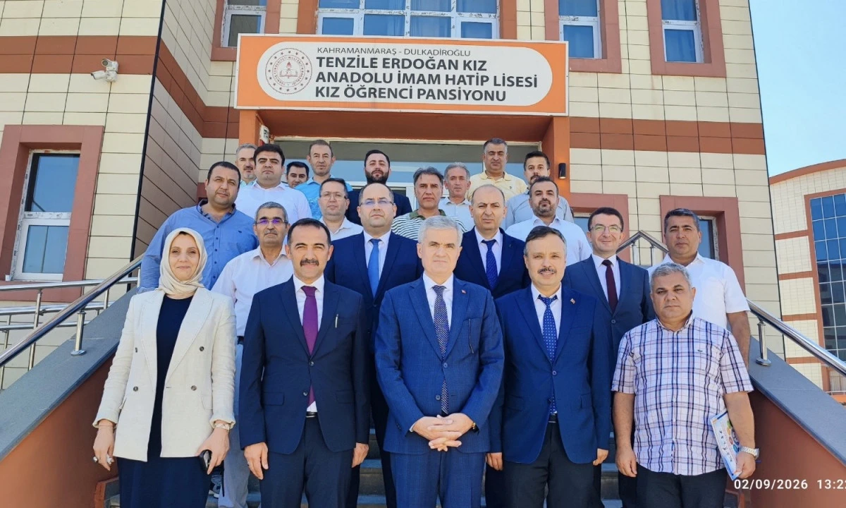 Dulkadirolu İl&ccedil;e Milli Eğitim M&uuml;d&uuml;rl&uuml;ğ&uuml; okul m&uuml;d&uuml;rleriyle toplantı yaptı