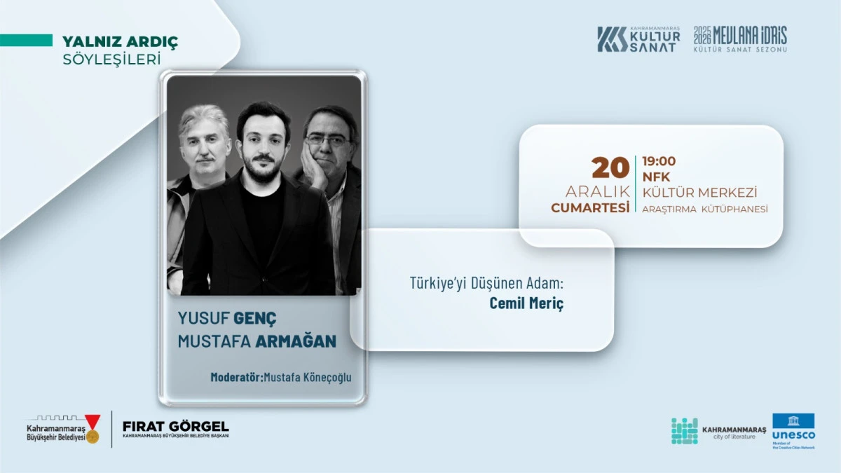 Edebiyatın başkentinde &ldquo;Cemil Meri&ccedil;&rdquo; konuşulacak