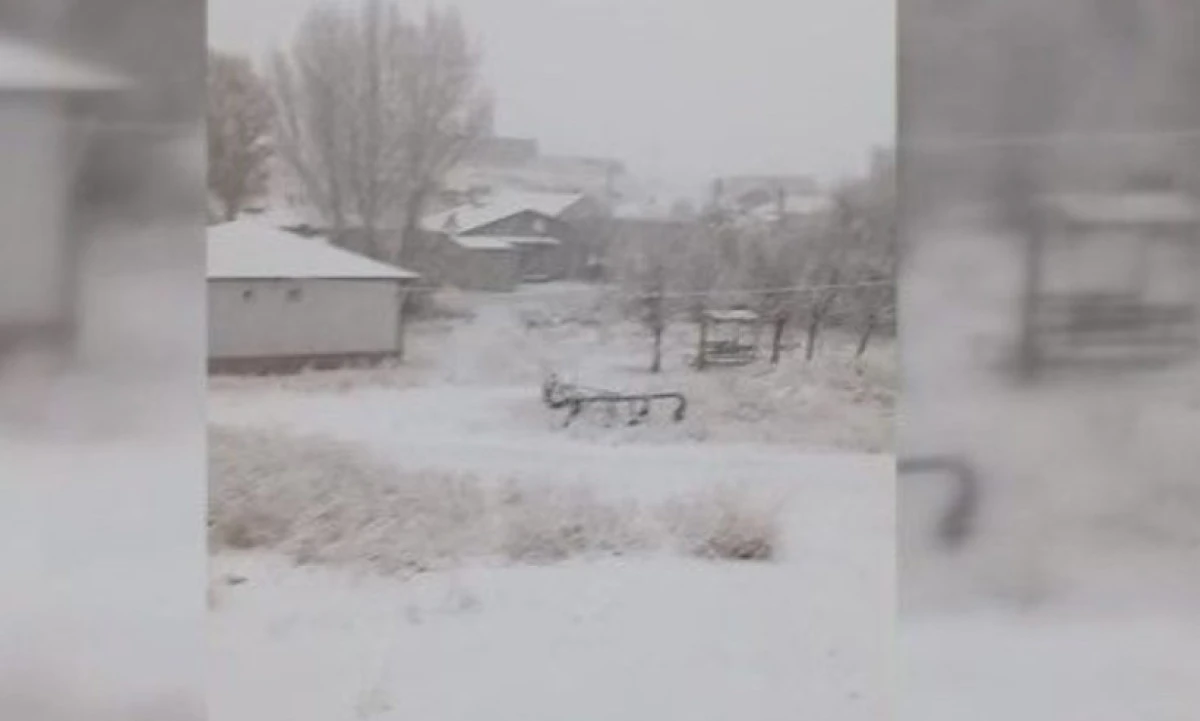 Elbistan’da yüksek kesimler sezonun ilk karıyla beyaza büründü