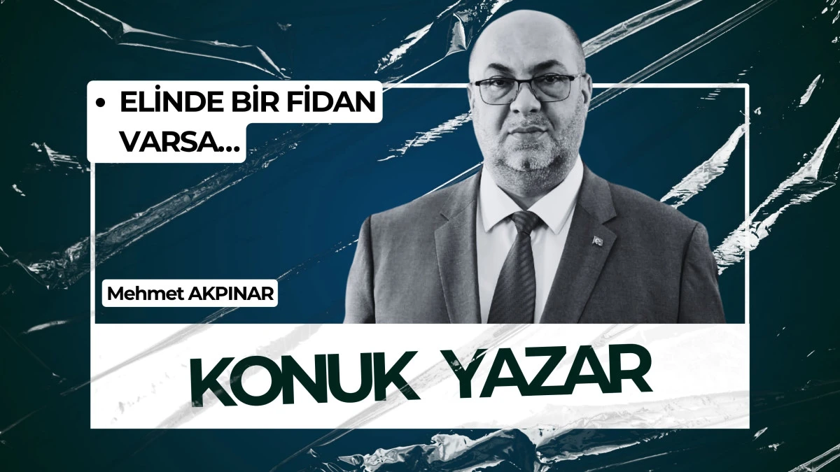 ELİNDE BİR FİDAN VARSA&hellip;