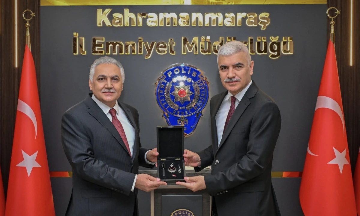 Emniyet Genel M&uuml;d&uuml;r Yardımcısı Dr. &Ouml;mer Urhal&rsquo;dan Kahramanmaraş Emniyet M&uuml;d&uuml;rl&uuml;ğ&uuml;&rsquo;ne Ziyaret