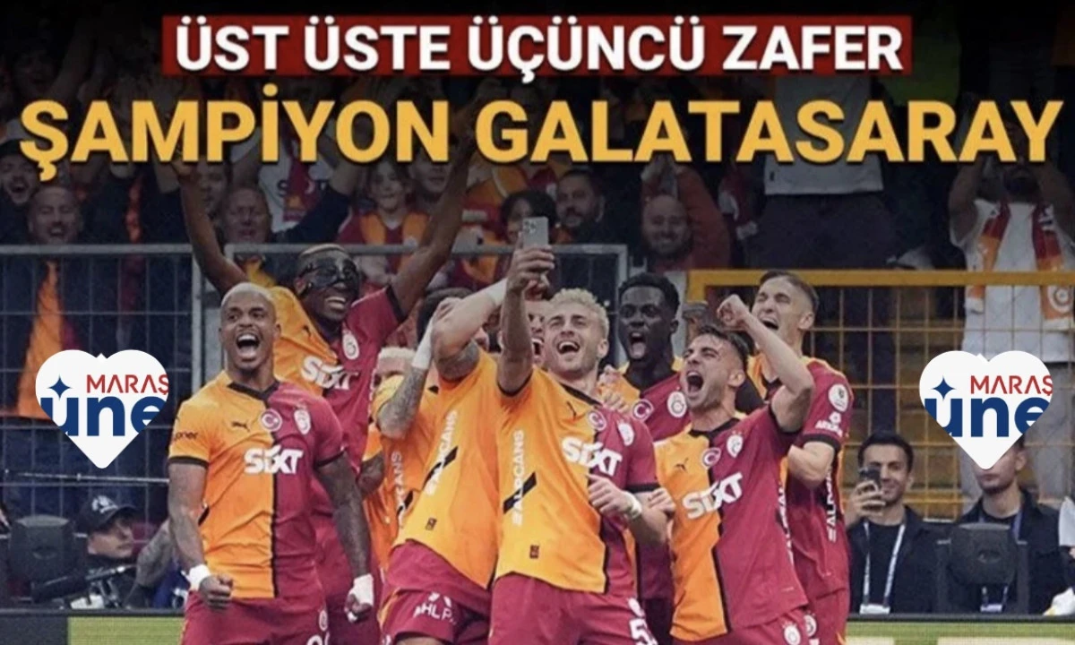 Galatasaray 2024-2025 sezonu Süper Lig şampiyonu oldu