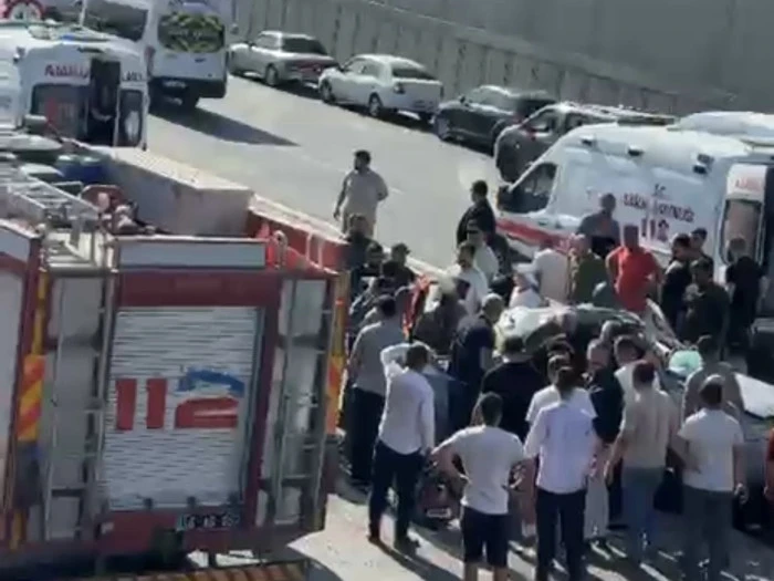 Galericiler Sitesi Tüneli:  Zincirleme Kazaya 3 Araç ve 1 Motosiklet Karıştı