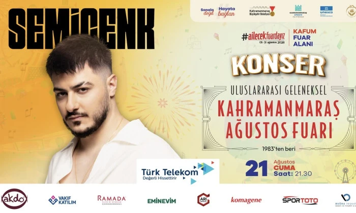 Geleneksel Ağustos Fuarı&rsquo;nda Sahne Sırası Semicenk&rsquo;in
