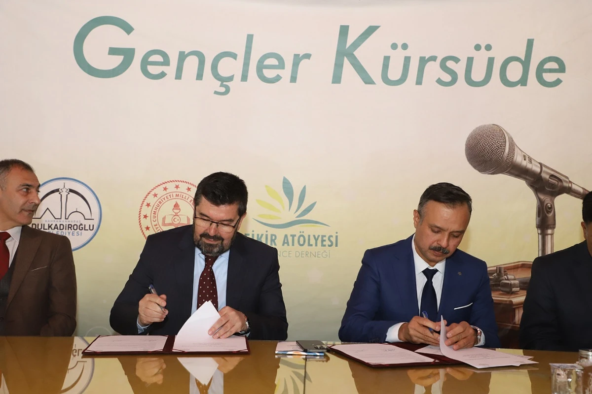 Gençler Kürsüde Projesinde Yeni Dönem Başladı: Kahramanmaraş’ta Protokol İmzalandı