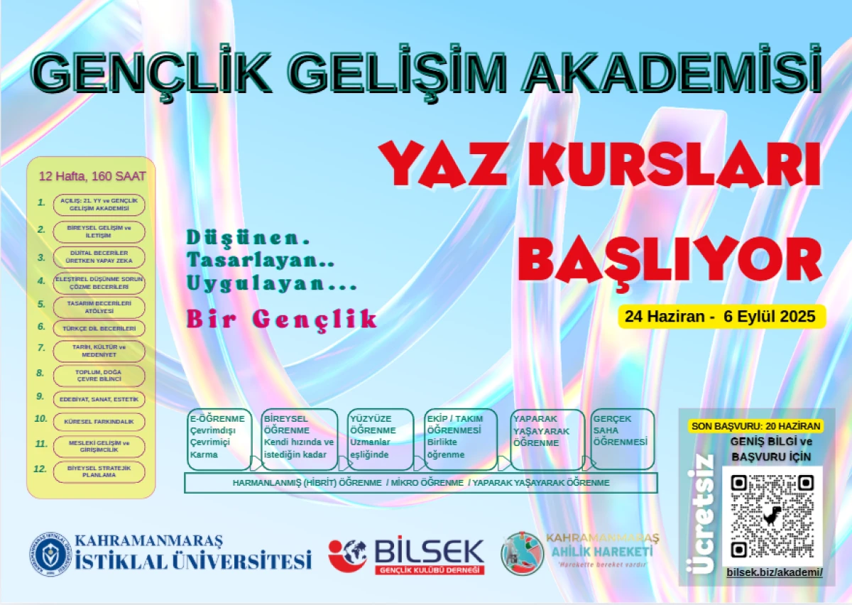 Gençlik Gelişim Akademisi Başlıyor