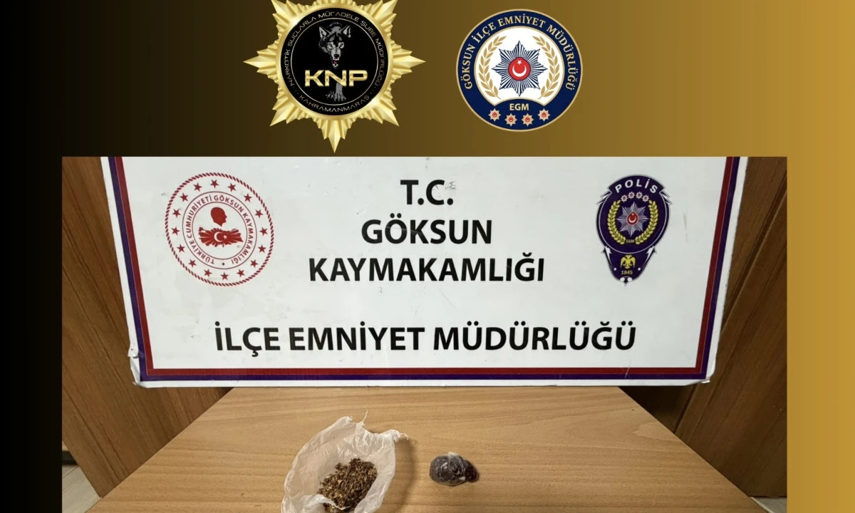 G&ouml;ksun&rsquo;da uyuşturucu operasyonu: Bir ş&uuml;pheli tutuklandı