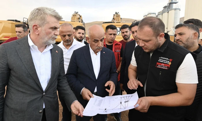 Görgel ve Kirişci, Kuzey İlçelerin Yol Ağına Güç Katacak Tesiste İncelemede