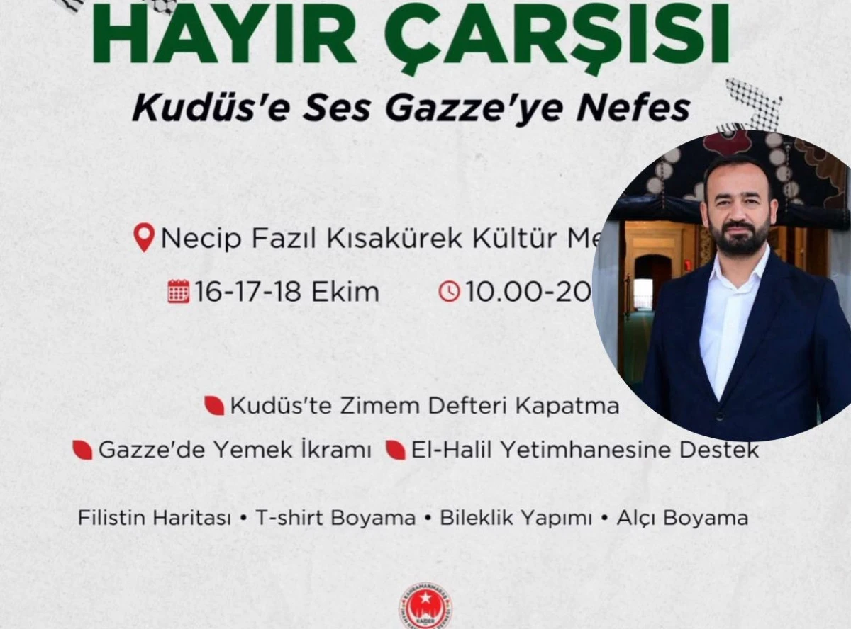 Hayır Çarşısı, Kudüs’e Ses, Gazze’ye Nefes Olacak