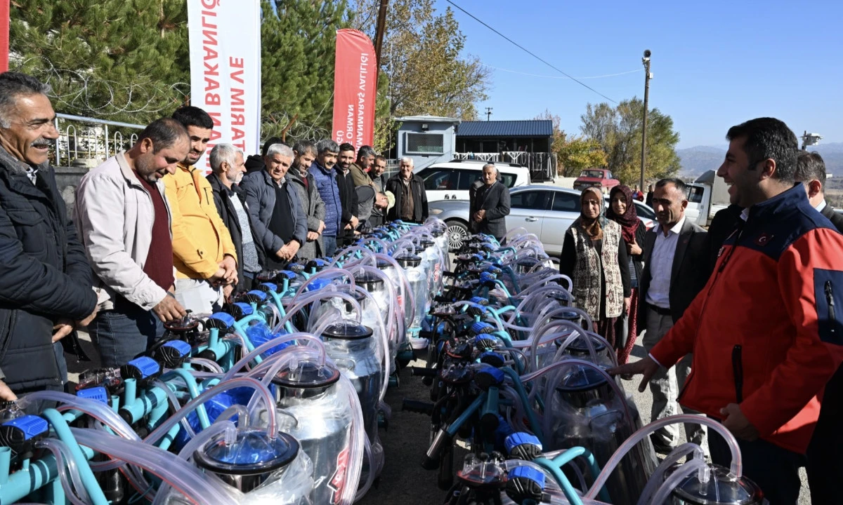 Hijyenik Süt Üretimine Güçlü Adım: 60 Yetiştiriciye Modern Sağım Makinesi