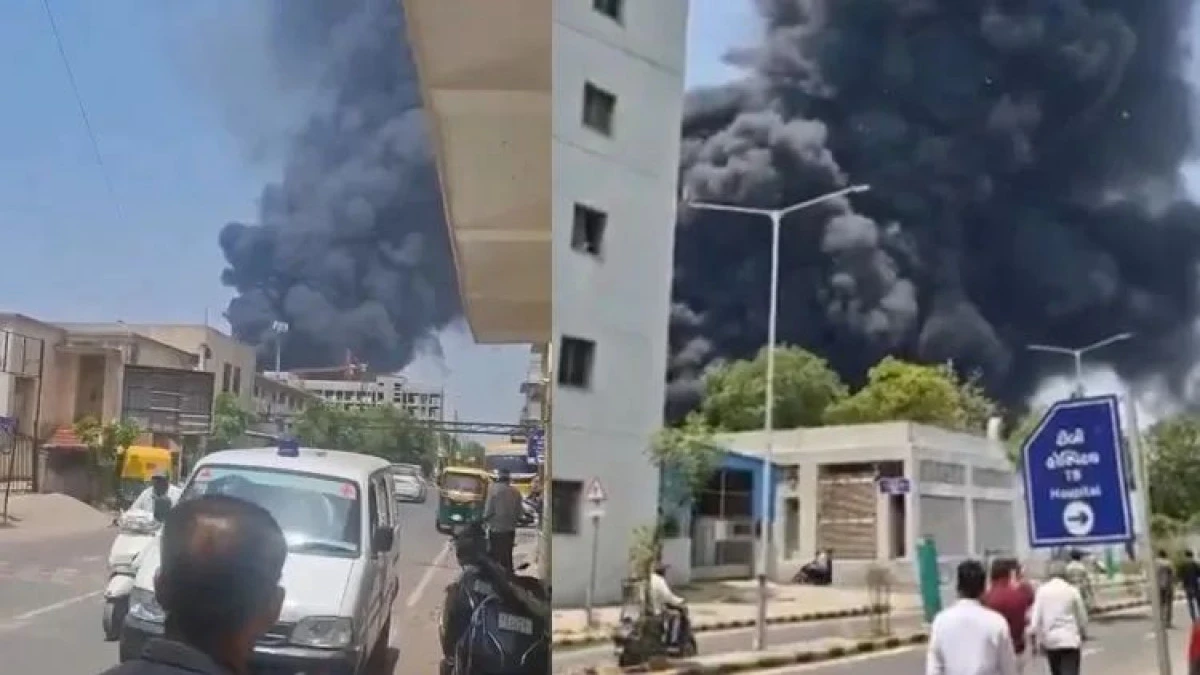 Hindistan'da Ahmedabad kentinde uçak düştü! Uçakta 242 yolcunun olduğu!