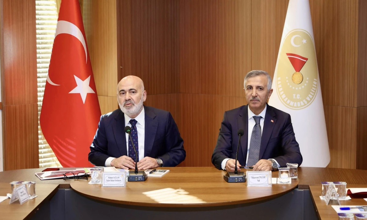 İçişleri Bakan Yardımcısı Mehmet Sağlam Kahramanmaraş’ta İncelemelerde Bulundu