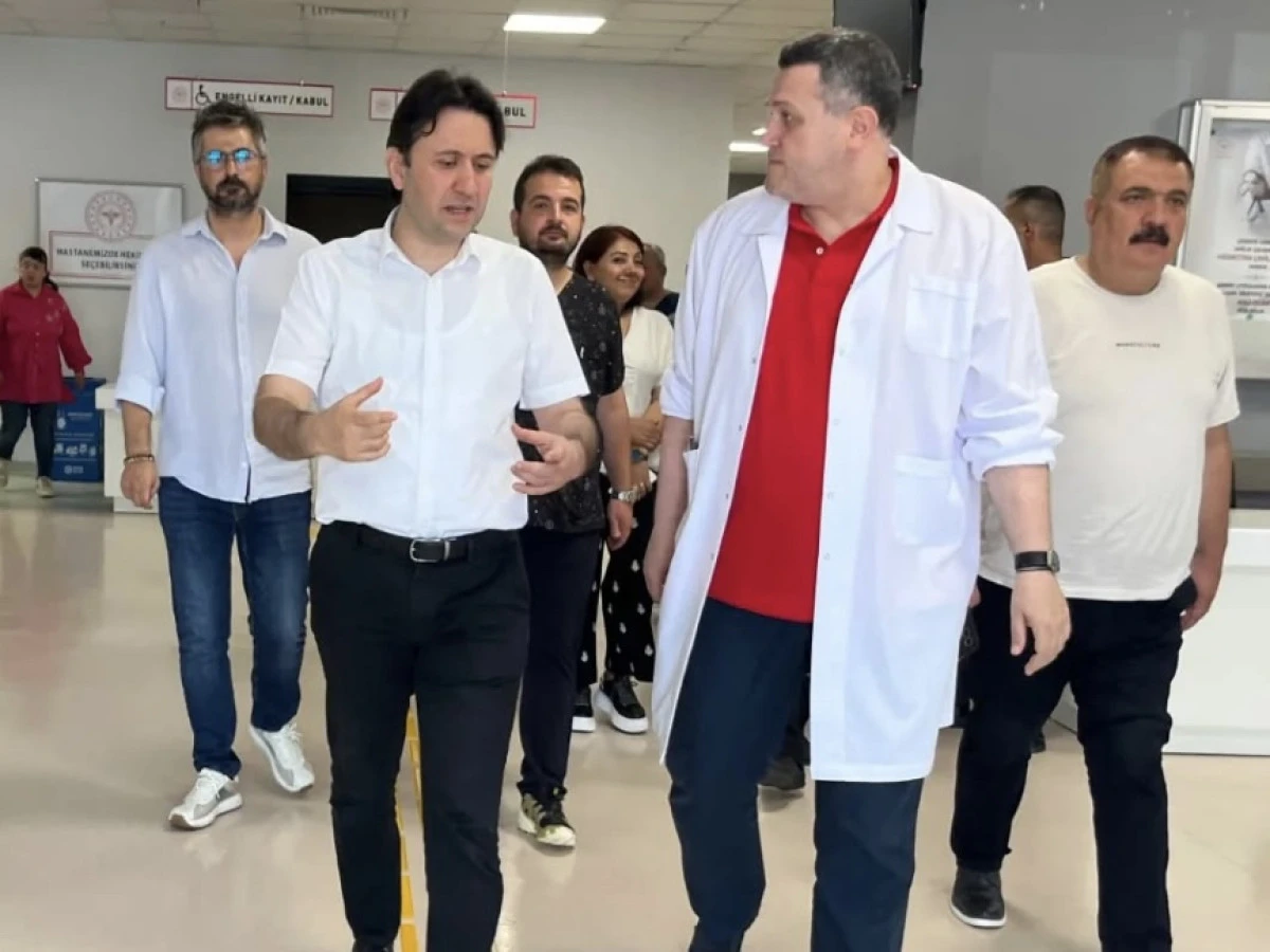 İl Sağlık Müdürü Dr. Vehbi Şirikci’den Devlet Hastanesi’ne Denetim Ziyareti