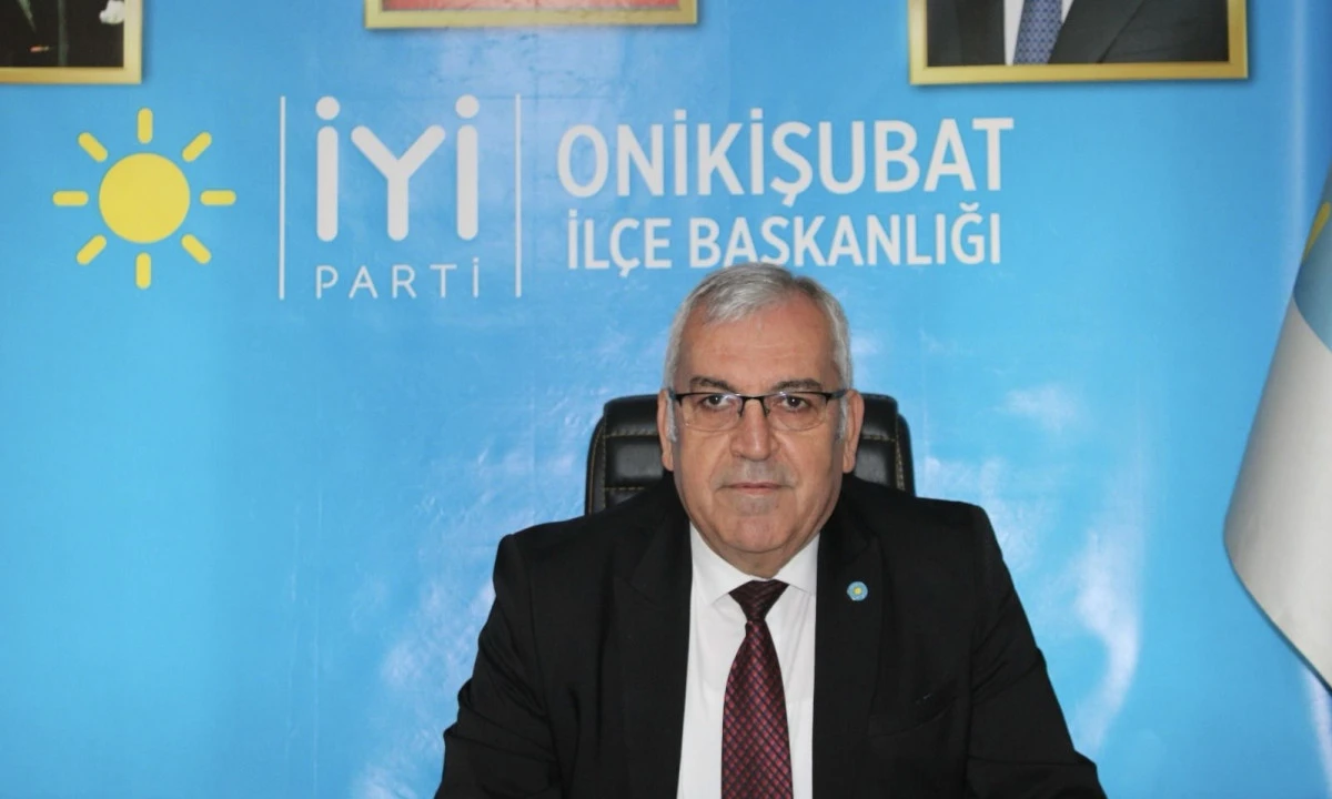 İYİ Parti Onikişubat İl&ccedil;e Başkanı H&uuml;seyin G&uuml;rbak&rsquo;tan Anlamlı Bayram Mesajı