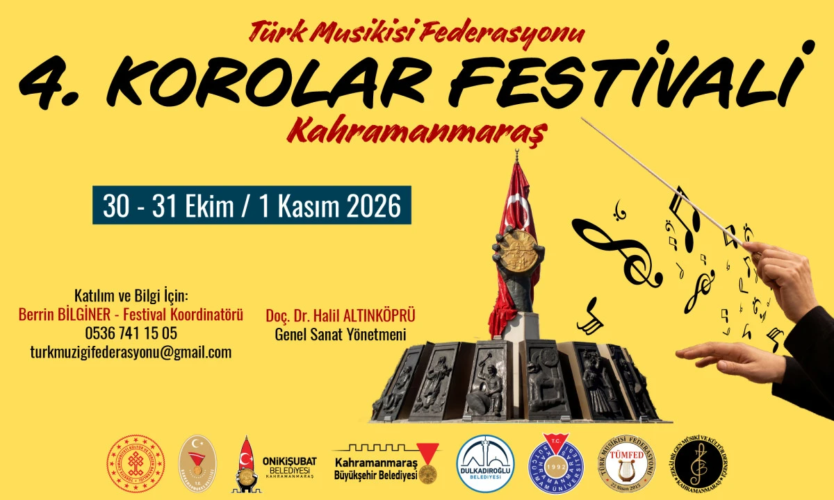 KAHRAMANMARAŞ, 4. T&Uuml;MFED KOROLAR FESTİVALİ&rsquo;NE EV SAHİPLİĞİ YAPACAK