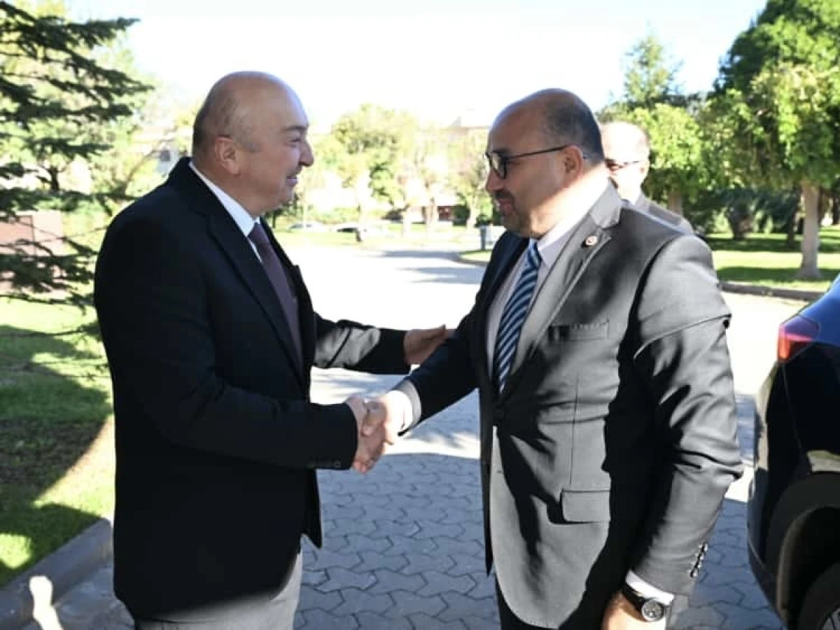 Kahramanmaraş Milletvekili Prof. Dr. Mehmet Şahin’den, Rektör Yasım’a Ziyaret