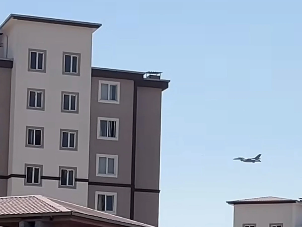 Kahramanmaraş Semalarında 30 Ağustos Provası Heyecan Yarattı