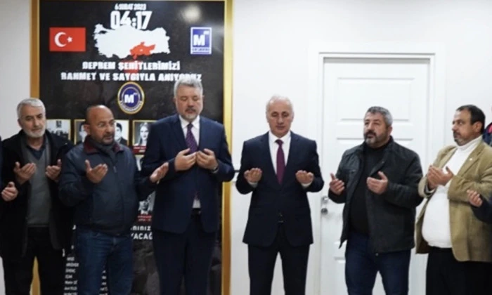 Kahramanmaraş SMMMO&rsquo;dan 6 Şubat Depremlerinin 3. Yılında Anlamlı Anma