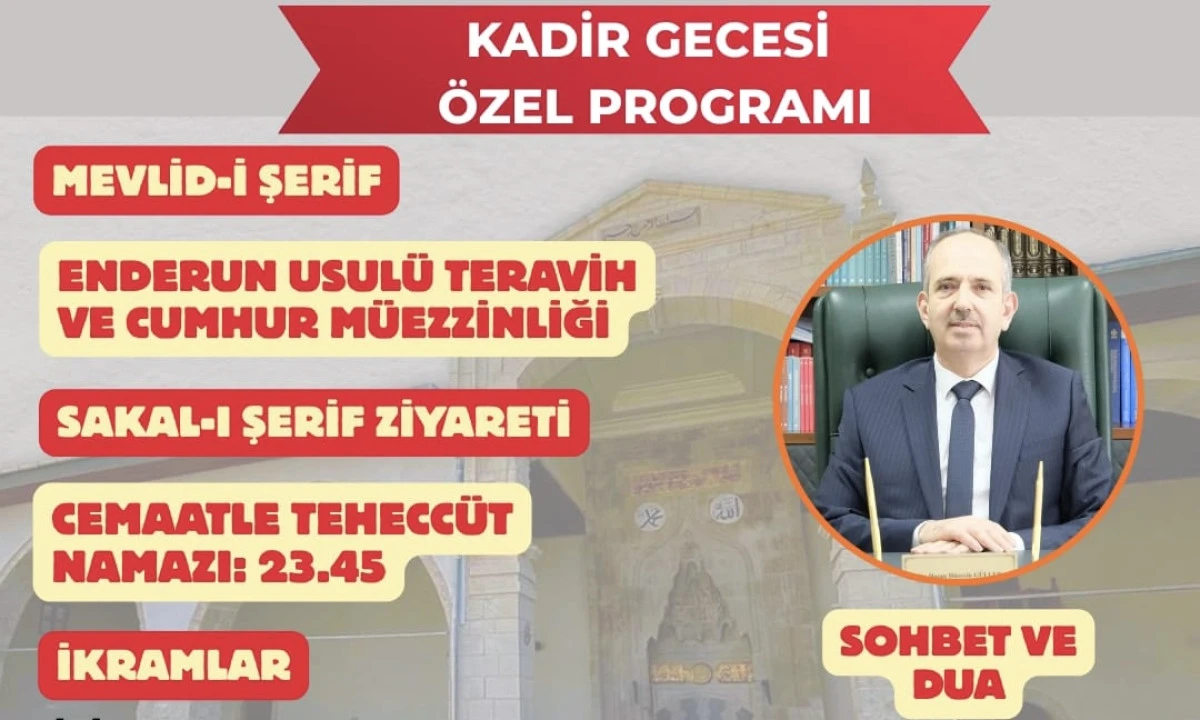 Kahramanmaraş Ulu Camii&rsquo;nde Kadir Gecesi&rsquo;ne &Ouml;zel Program D&uuml;zenlenecek
