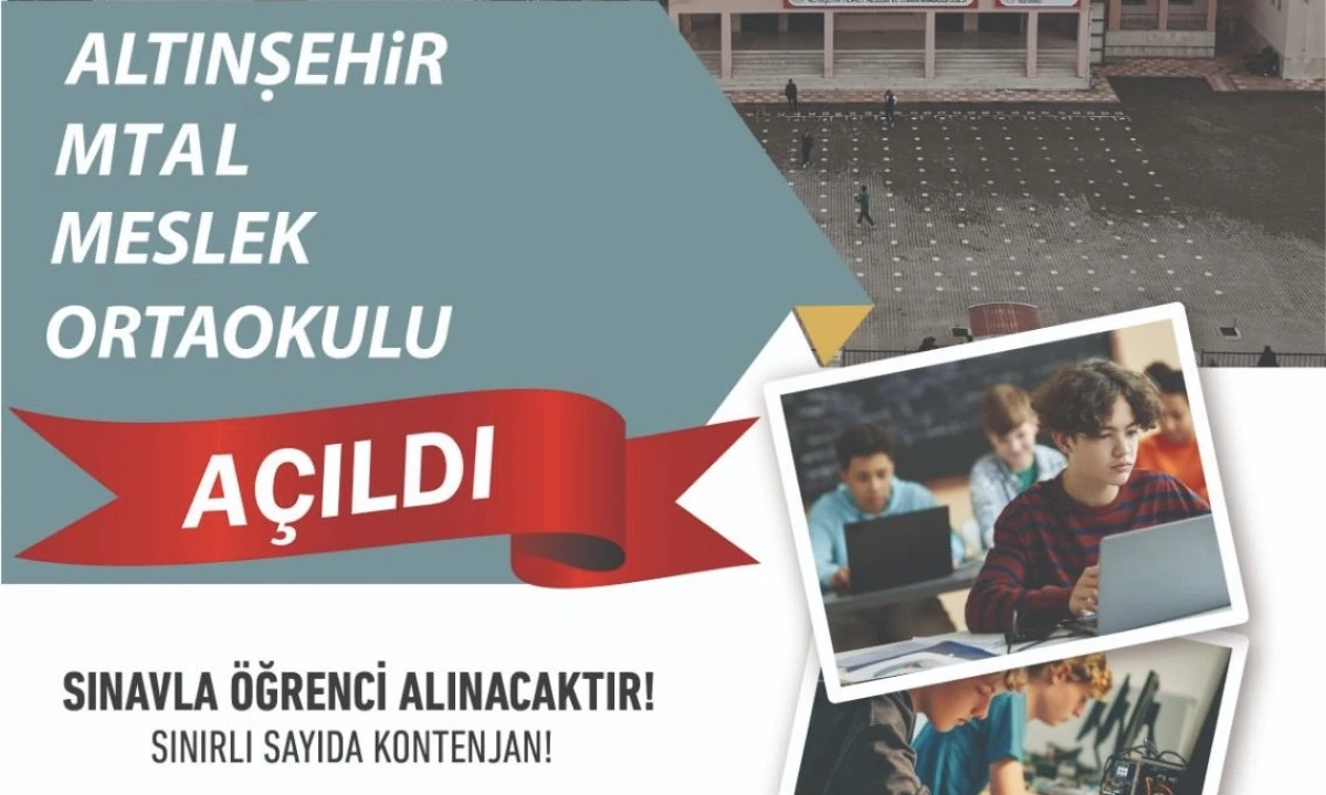 Kahramanmaraş&rsquo;ın İlk Mesleki Ortaokulu A&ccedil;ılıyor