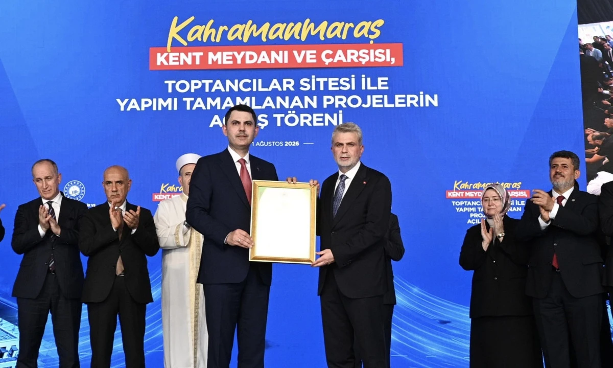 Kahramanmaraş&rsquo;ın Yeniden İnşa Yolculuğunda 5 Yeni Eser Daha Hizmete A&ccedil;ıldı