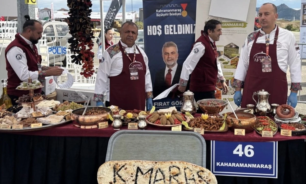 Kahramanmaraş&rsquo;ın Y&ouml;resel Lezzetleri Gastro Afyon&rsquo;da Yoğun İlgi G&ouml;r&uuml;yor