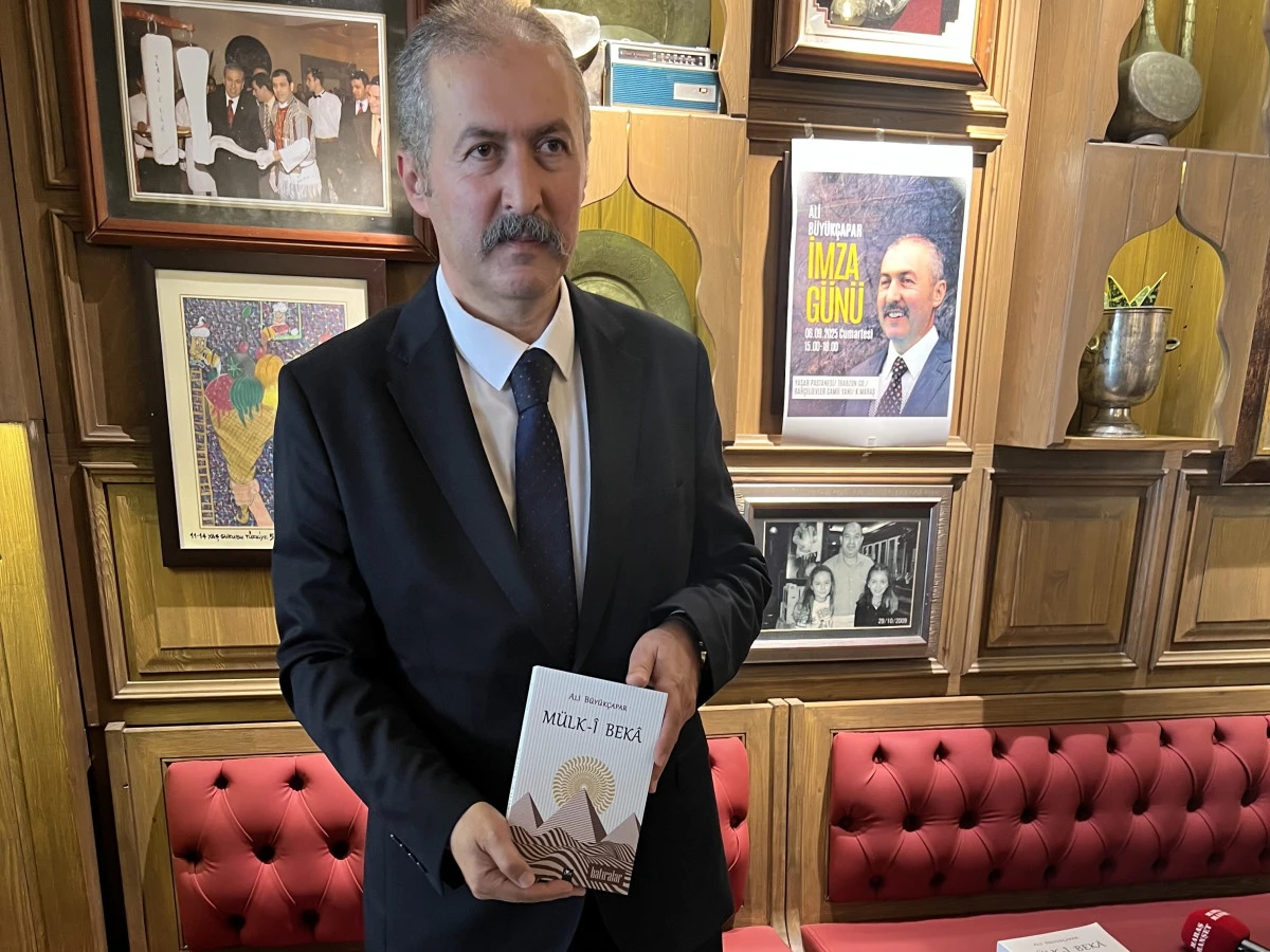 Kahramanmaraşlı Yazar Ali Büyükçapar “Mülk-i Beka” Kitabını Okurlarıyla Buluşturdu