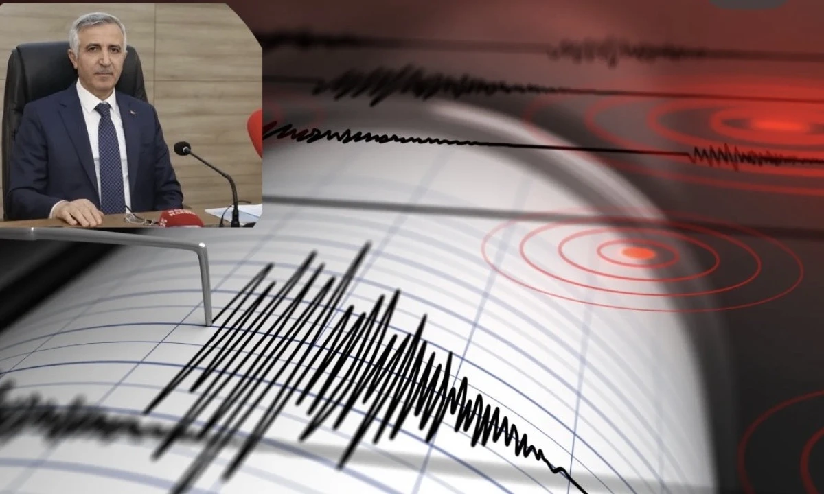 Kahramanmaraş&rsquo;ta Deprem Paniği! Vali &Uuml;nl&uuml;er&rsquo;den İlk A&ccedil;ıklama Geldi