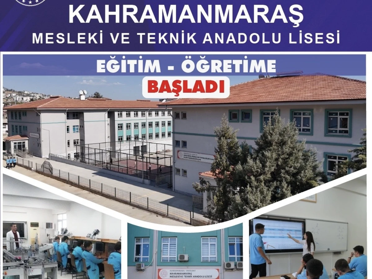 Kahramanmaraş’ta Eğitim Yatırımlarıyla Yeni Okullar Birbir Hizmete Açıldı