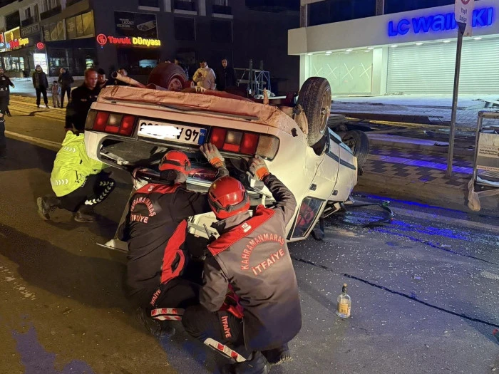 Kahramanmaraş&rsquo;ta İki Ayrı Trafik Kazası: 1 Ağır, 2 Yaralı