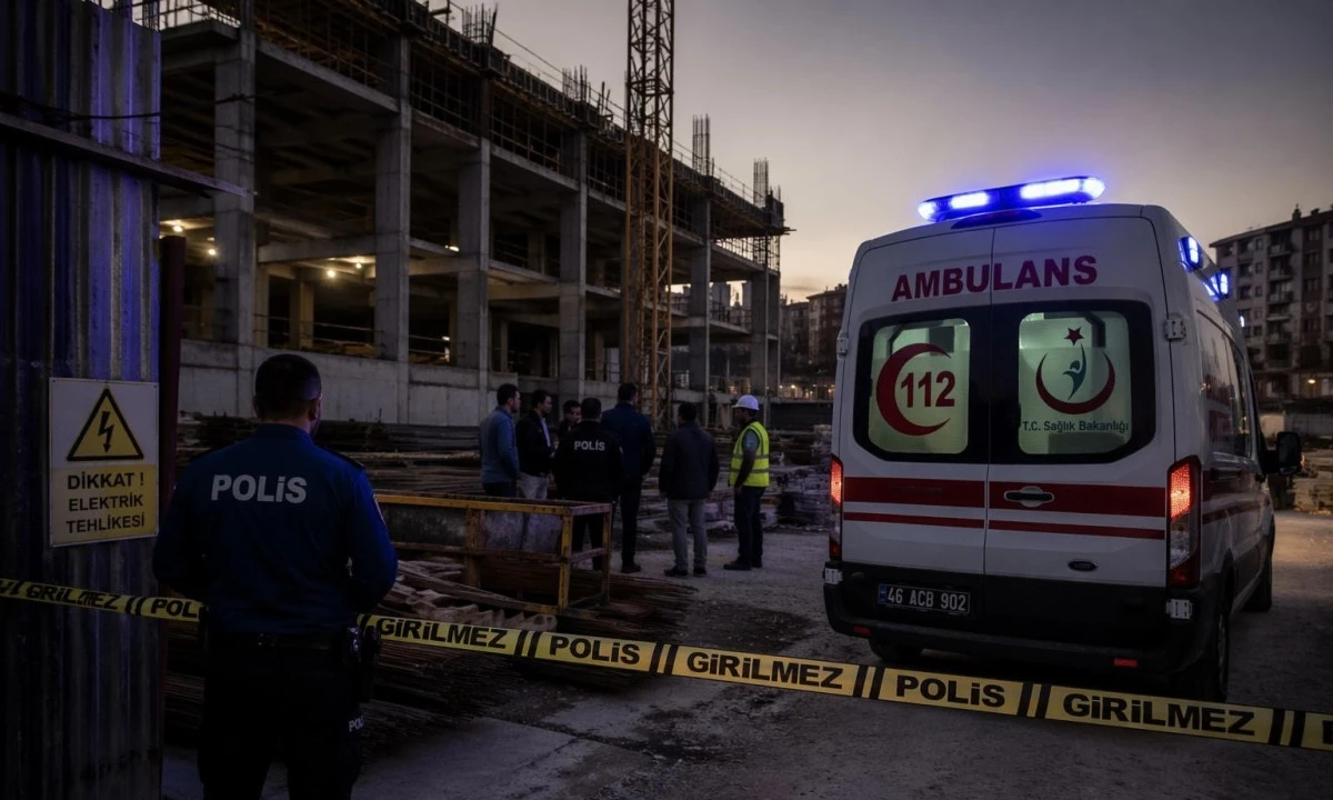 Kahramanmaraş&rsquo;ta inşaatta elektrik akımına kapılan iş&ccedil;i hayatını kaybetti