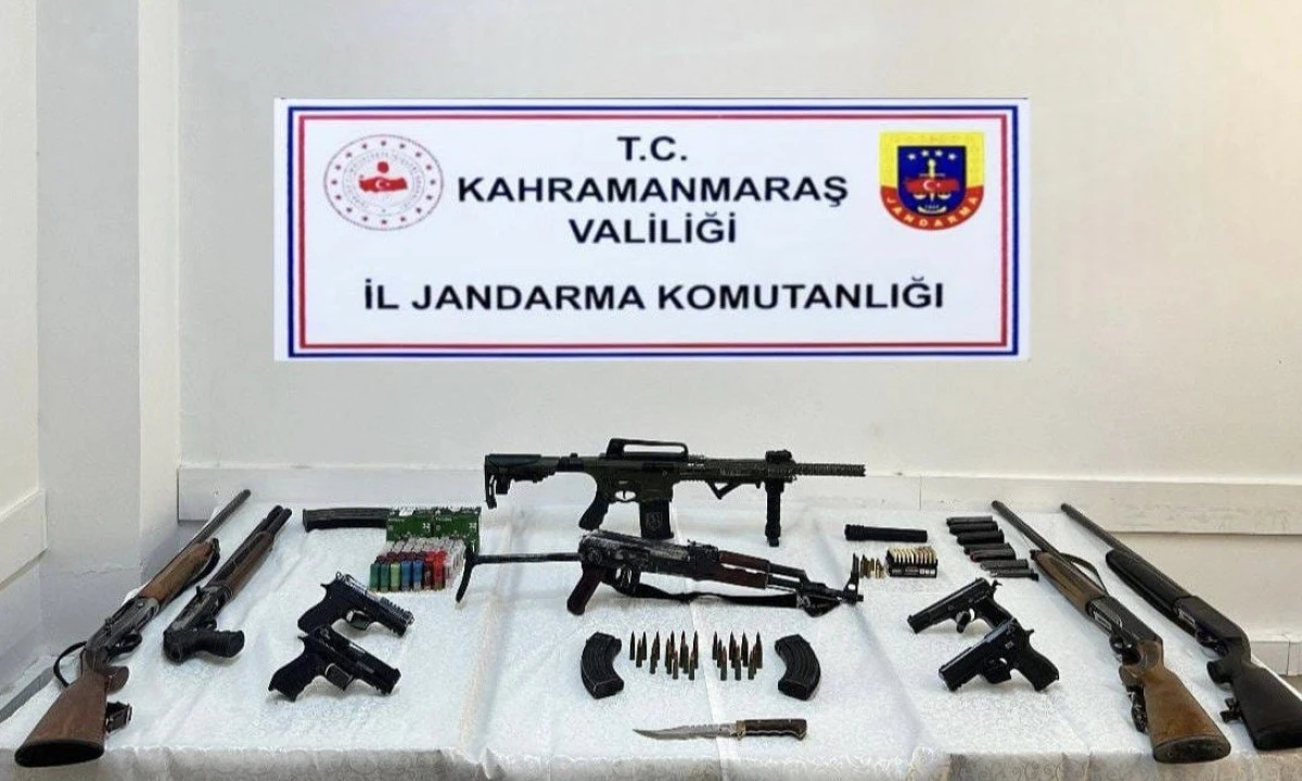 Kahramanmaraş’ta Jandarmadan Silah ve Mühimmat Operasyonu: 2 Tutuklama