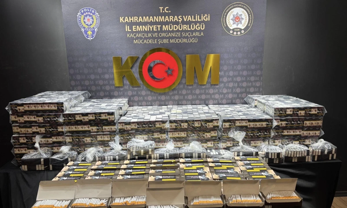 Kahramanmaraş&rsquo;ta Ka&ccedil;ak T&uuml;t&uuml;n ve Sigara Operasyonu: 7 Ş&uuml;pheliye Adli İşlem