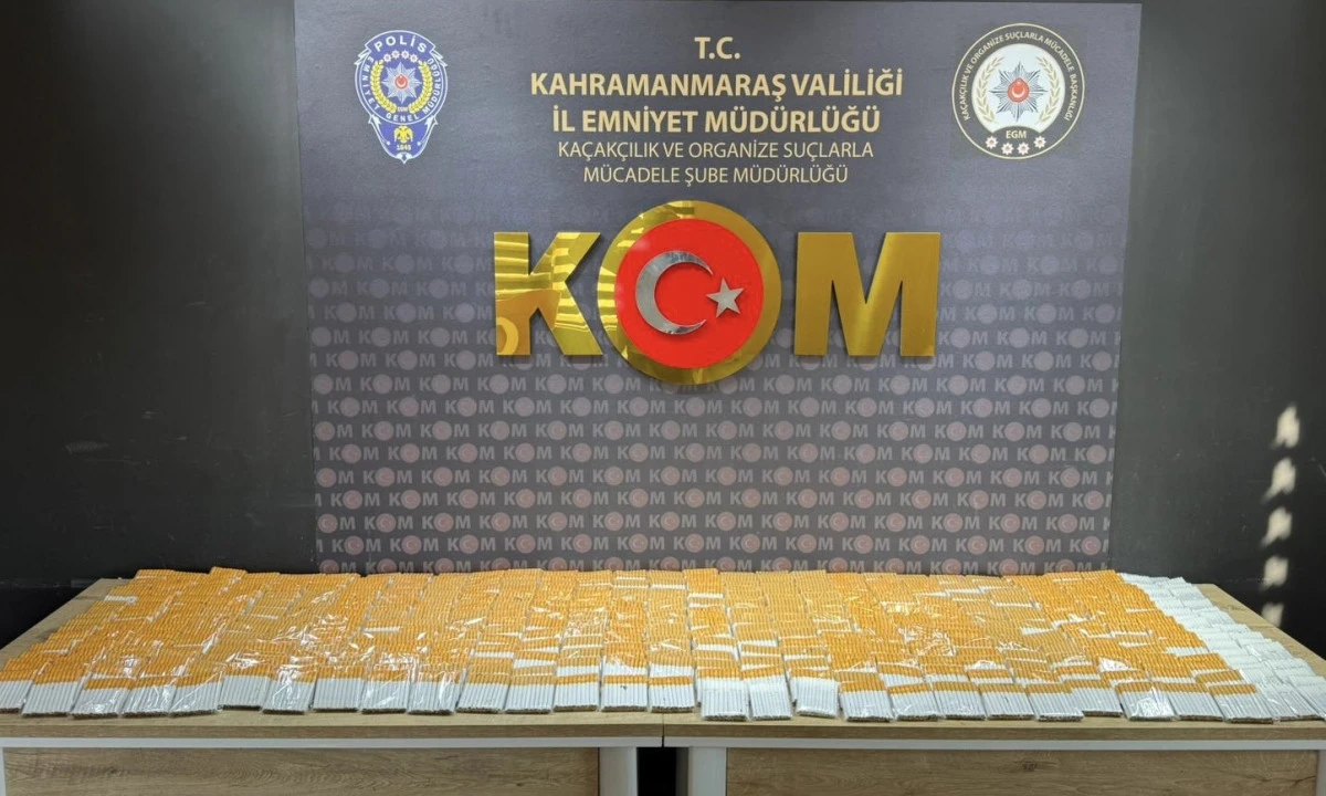 Kahramanmaraş’ta Kaçakçılık Operasyonları: Çok Sayıda Ürün Ele Geçirildi