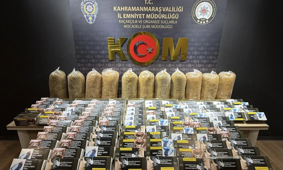 Kahramanmaraş&rsquo;ta Ka&ccedil;ak&ccedil;ılık ve Uyuşturucuya Ge&ccedil;it Yok: &Ccedil;ok Sayıda Ka&ccedil;ak &Uuml;r&uuml;n Ele Ge&ccedil;irildi