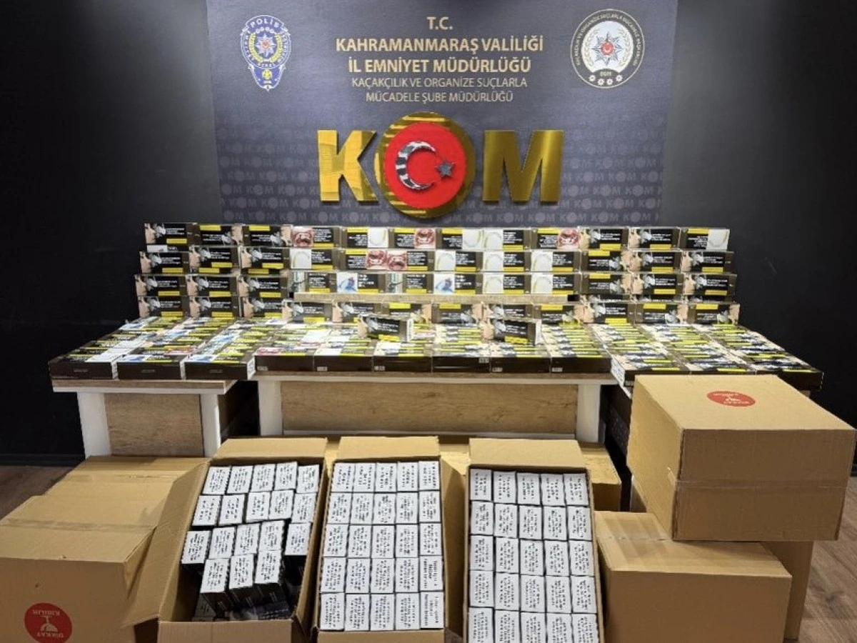 Kahramanmaraş’ta KOM Operasyonları: Tarihi Eser, Kaçak Tütün ve Silah Ele Geçirildi
