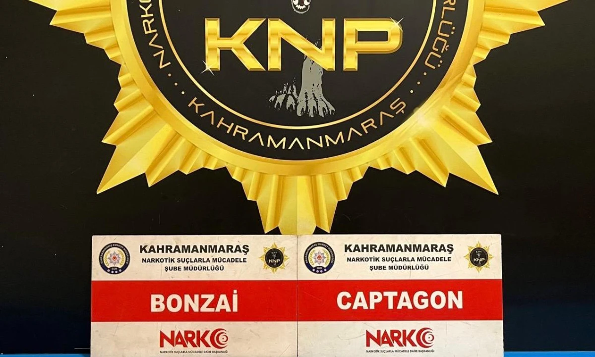 Kahramanmaraş&rsquo;ta KOM ve Narkotik Operasyonu: Sahte Altın ve Uyuşturucu Ele Ge&ccedil;irildi