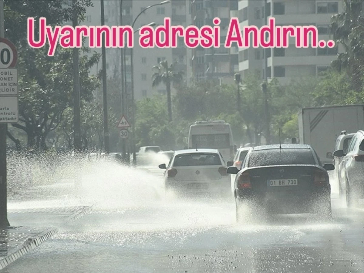 Kahramanmaraş’ta Kuvvetli Yağış Uyarısı: Andırın’da Tedbirli Olun