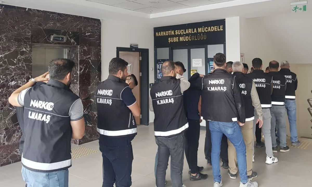 Kahramanmaraş’ta Narkotik Operasyonu: 15 Şüpheli Tutuklandı