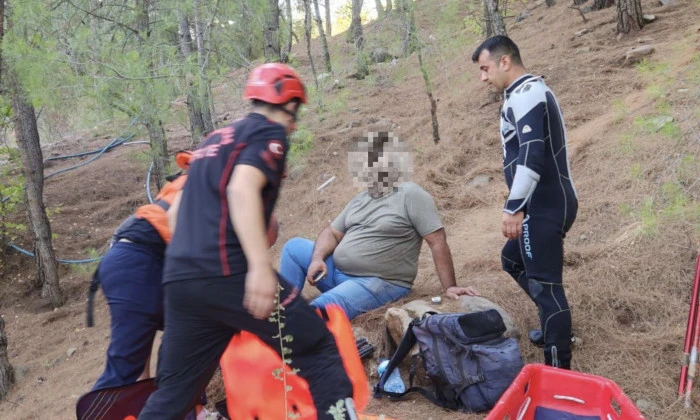 Kahramanmaraş’ta Ormanlık Alanda Kurtarma Operasyonu