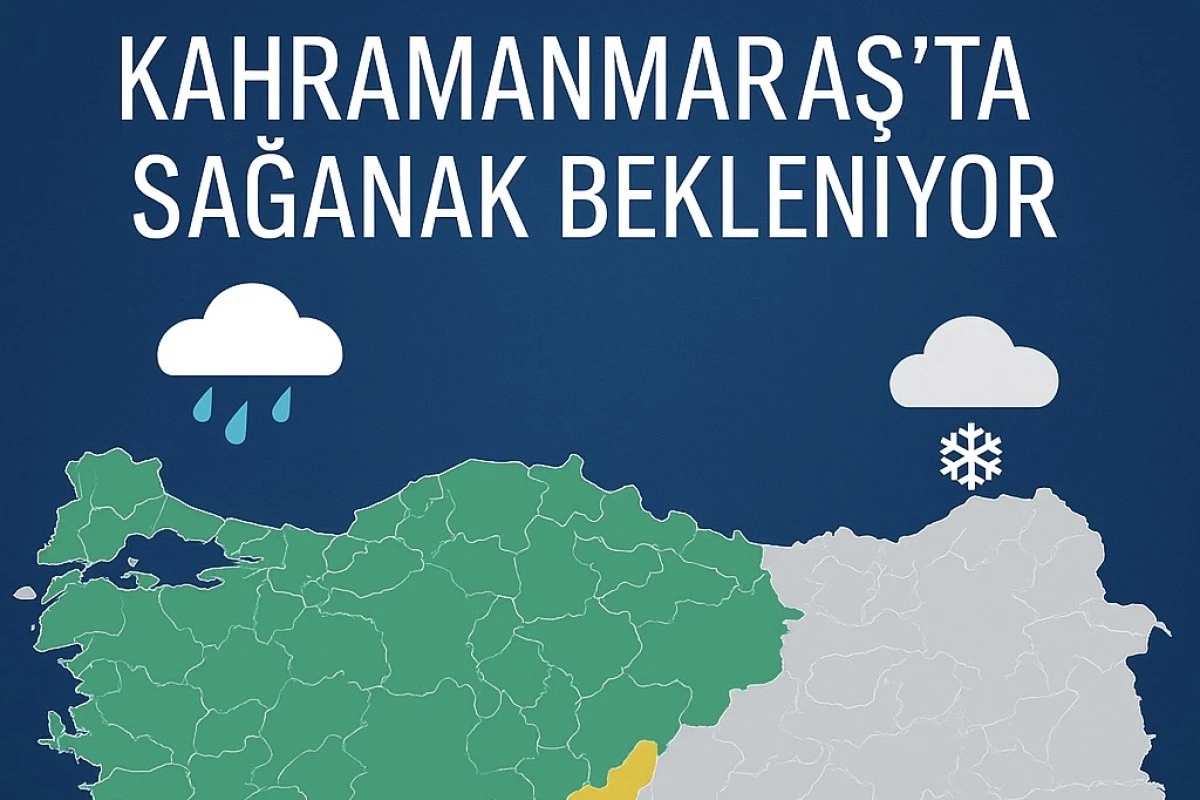 Kahramanmaraş’ta Sağanak Bekleniyor: Meteorolojiden 47 Kente Yağış Uyarısı