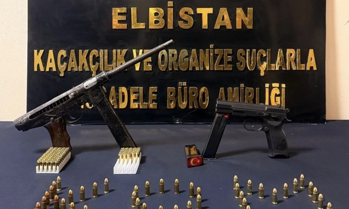 Kahramanmaraş&rsquo;ta Silah ve Uyuşturucu Operasyonu: 2 Ş&uuml;pheli Tutuklandı