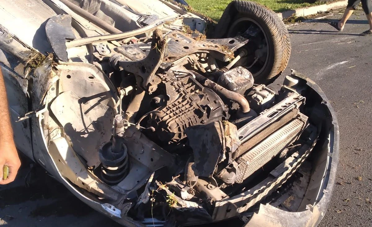 Kahramanmaraş’ta Takla Atan Otomobilde 2 Kişi Yaralandı