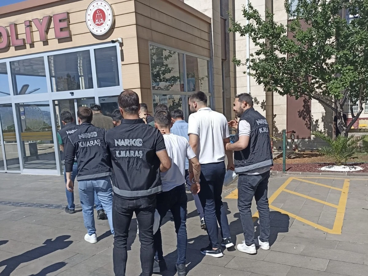 Kahramanmaraş’ta Uyuşturucu Operasyonu: 13 Şüpheli Tutuklandı