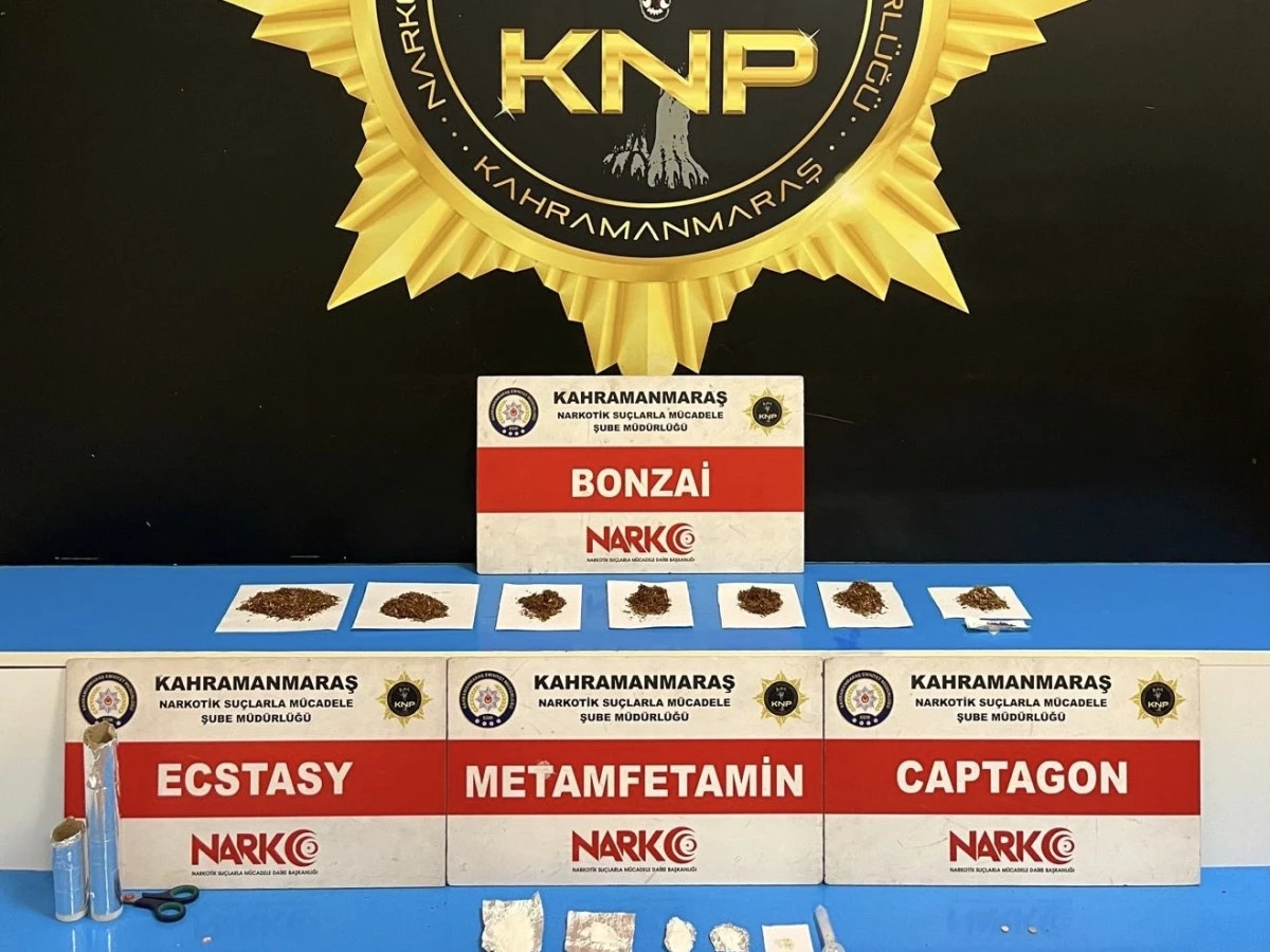 Kahramanmaraş&rsquo;ta uyuşturucu operasyonu: 3 kişi tutuklandı