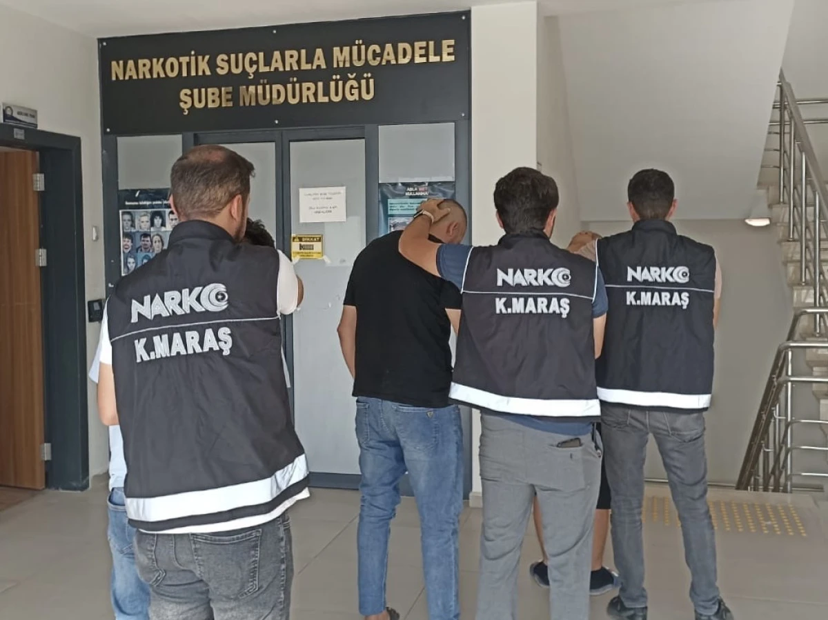 Kahramanmaraş’ta Uyuşturucu Ticareti Yapan 3 Şüpheli Tutuklandı
