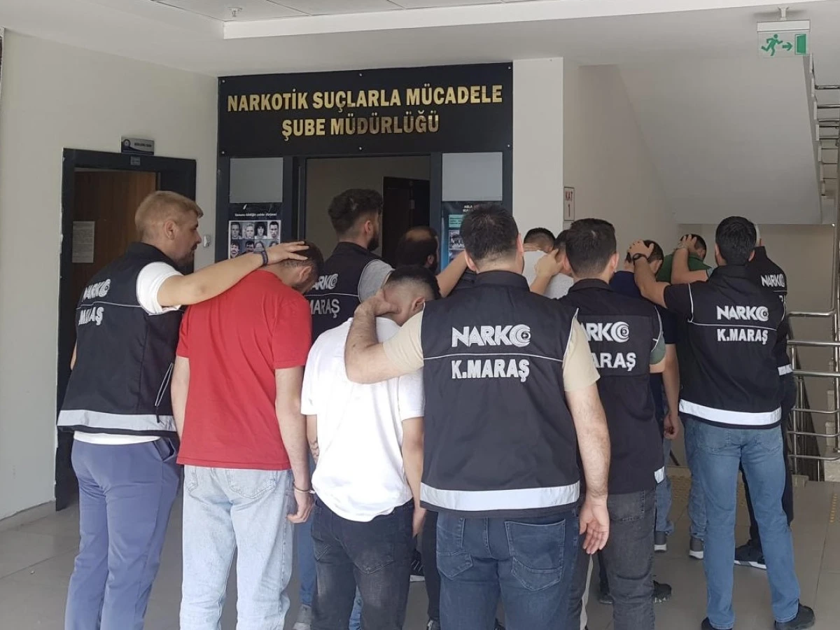 Kahramanmaraş’ta Uyuşturucuya Geçit Yok: 14 Şüpheli Tutuklandı